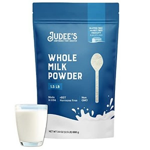 Judees Pure Whole Milk Powder - 100% Non-GMO, rBST Hormone-Free, Gluten-Free and Nut-Free Made in USA - 1.5 lb (24oz) - 1 of 4
