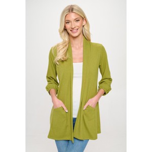 WEST K Women's Carly Ribbed Knit Cardigan with Pockets - 1 of 4