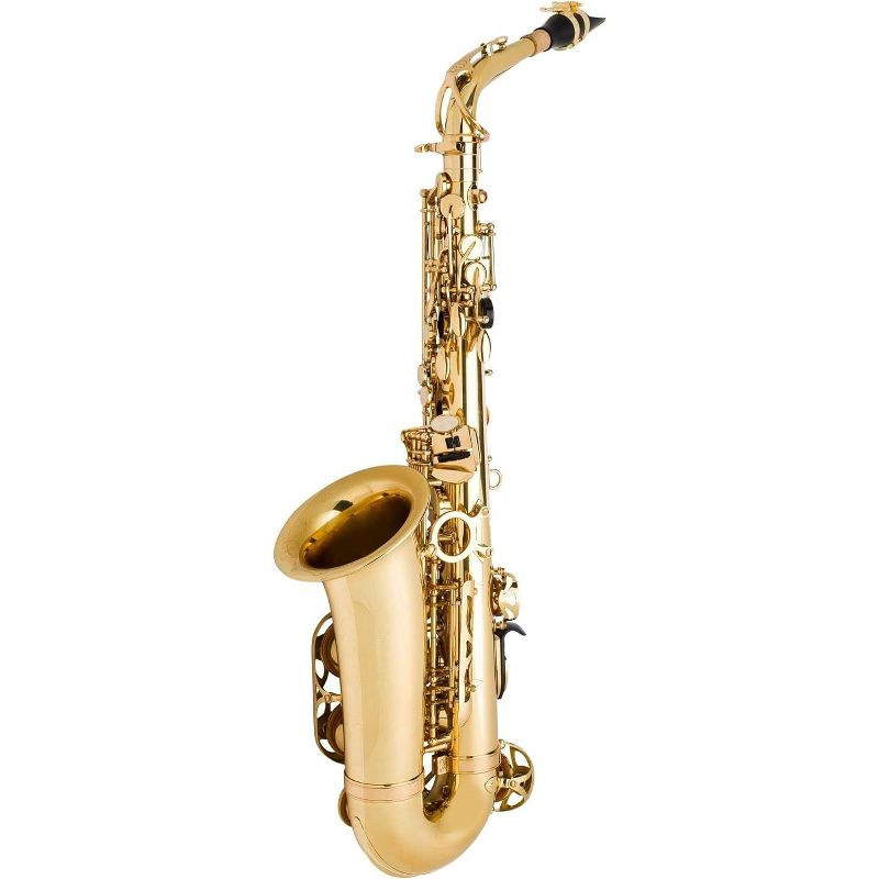 Jean Paul AS-400 Student Alto Sax with Golden Brass  Lacquer Finish, 4 of 8