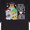 Boys' - Paw Patrol - Loves Earth Long Sleeve Graphic T-Shirt - 2 of 4