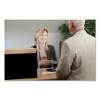 deflecto Counter Top Barrier with Pass Thru, 27" x 6" x 23.75", Polycarbonate, Clear, 2/Carton - 2 of 2