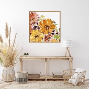 Amanti Art 30"x30" Autumn Joy IV by Katrina Pete Framed Canvas Wall Art Print - 1 of 4