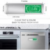 Dishwasher Magnet, Clean Dirty Sign Indicator for Dishwasher Easy to Read Signs, Sleek Design, Heavy Duty Magnet with Optional Stickers (Pastel) - 4 of 4