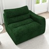 CAVINAS Modern Comfy Foam Bean Bag Chair with Backrest,Single Corner Bean Bag Couch,Accent Chairs for Living Room - 2 of 4