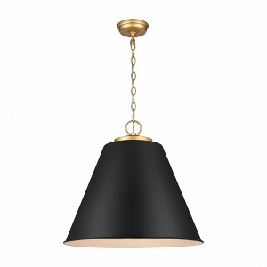 Elk Home Vellus 3 - Light Pendant in  Matte Black - 1 of 3