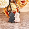 Matching Panda Couple Necklace Set - Cute Hugging Puzzle Design Gift for Him/Her - 3 of 4