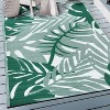 World Rug Gallery Tropical Leaf Reversible Recycled Plastic Outdoor Rugs - image 2 of 4