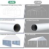Party Tent Heavy Duty, Large Wedding Tent Event Shelter with Removable Sidewalls, Outdoor Steel Carport, Commercial Tents for Birthday Party - 4 of 4