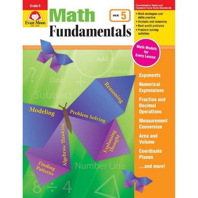 Math Fundamentals, Grade 5 - by  Evan-Moor Educational Publishers (Paperback)