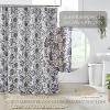 Dorset Navy Floral Shower Curtain 72x72 - 2 of 4