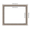 Amanti Art Lyla Ornate Silver Framed Magnetic Dry Erase Board - 4 of 4