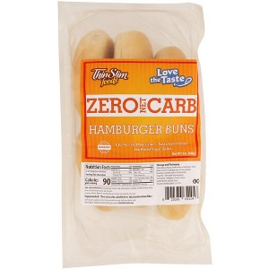 Thinslim Foods Buns Hamburger Low Carb - Case of 6 - 12 oz - 1 of 1