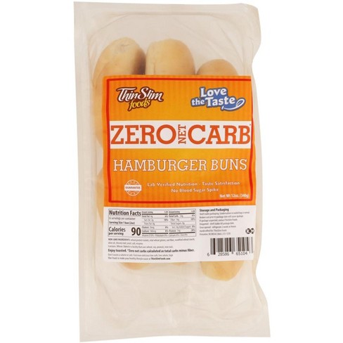 Thinslim Foods Buns Hamburger Low Carb - Case of 6 - 12 oz - image 1 of 1