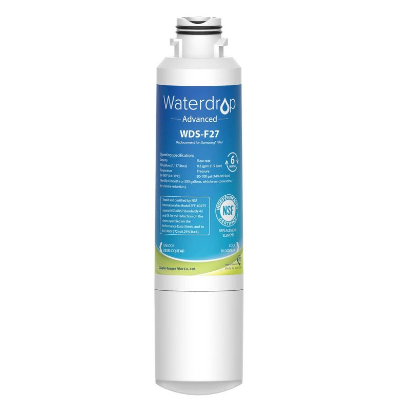 Waterdrop Samsung Refrigerator Water Filter Replacement -  DA29-00020B - 3pk, 2 of 5