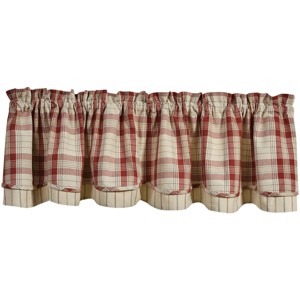 Park Designs Hawthorne Lined Layered Valance 72" X 16" - 1 of 4