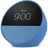 Amazon Echo Spot Touch Screen Smart Alarm Clock with Alexa For Nightstands, Dorms, Offices and Kitchens 2024 Release - Manufacturer Refurbished - 2 of 4