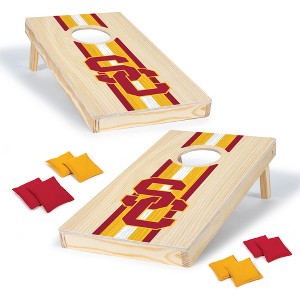 NCAA USC Trojans 1'x2' Wood Cornhole Set - 1 of 4