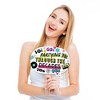 Big Dot of Happiness Funny Through the Decades - 50s, 60s, 70s, 80s, and 90s Party Photo Booth Props Kit - 10 Piece - 2 of 4