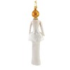 Italian Ornaments 7.0 Inch Shea Shimmers In White Glitter Ornament Italian Diva Couture Tree Ornaments - 2 of 3