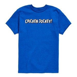 Boys' - Instant Message - Chicken Jockey Gamer Short Sleeve Graphic T-Shirt - 1 of 4