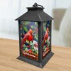 Briarwood Lane Winter Lantern 13.5" x 5.5" x 5.5" Cardinal and Holly For Winter Lantern - 2 of 3