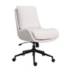 Modern Armless Office Chair - WOVENBYRD - 2 of 4