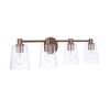 Craftmade Lighting Emilio 4 - Light Vanity in  Satin Brass - 4 of 4