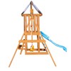 3-in-1 Cedarwood Kids' Swing Set with Slide, Swings & Climber – Durable Outdoor Playset for Backyard & Garden - 3 of 4