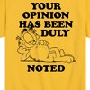 Boys' - Garfield - Your Opinion Has Been Duly Noted Short Sleeve Graphic T-Shirt - 2 of 4
