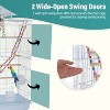 FDW 39 Inch Bird Cage Multi-Level Parrot Cage Roof Top Large Flight Cage with Removable Trays Accessories & Swinging Perch Ideal - 4 of 4