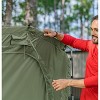 YardStash Outdoor Storage Shed - Heavy Duty Green Waterproof Tent for Bike & Garden Supplies - image 2 of 3