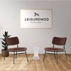 LeisureMod Marilane Velvet Accent Chair with Cushioned Upholstery for Living Rooms, Offices, and Lounges - 2 of 4