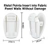 MyOfficeInnovations Cubicle Clips White 20/Pack 510399 - 2 of 4