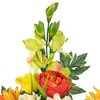 Allstate Floral Dahlia, Peony and Rose Artificial Floral Bouquet - 27" - Yellow and Orange - 4 of 4