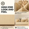 Bigso Elisa Desk Organizer with 7 Compartments – Durable Office Supply Caddy – Cream – 13x4.9x4.9in - 4 of 4