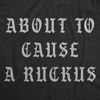 Мужские футболки Crazy Dog T-Shirts, Inc. Mens Funny T Shirts About to Cause A Ruckus Sarcastic Graphic Novelty Tee for Men - Crazy Dog Men's T Shirt With Sarcastic Sayings Black L — фото 2