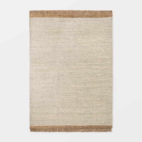 7'x10' Honeyville Jute/wool Rug Neutral - Threshold™ Designed With ...