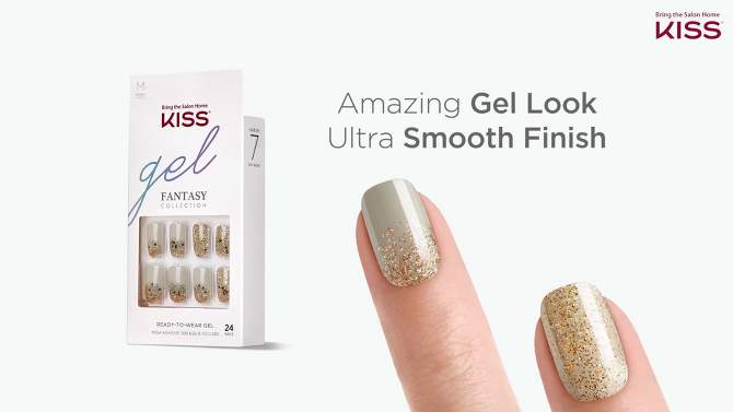 KISS Gel False Nails - If You Care Enough - 28ct, 2 of 12, play video