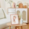Unique Bargains REGALWOVEN Tabletop Durable Horizontal and Vertical Gloss Metal Picture Frame 1 Pc - 2 of 4