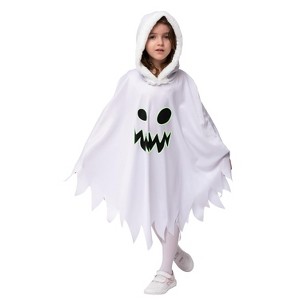Joyfy Ghost Halloween Costume for Girls, Scary Halloween Costume for Kids, Ghost Dress Cape for Cosplay - 1 of 4