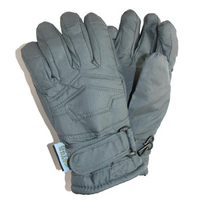 CTM Kids' 4-7 Thinsulate Lined Waterproof Winter Gloves