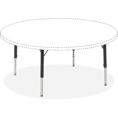 Lorell Activity Table Adjustable Legs 25"x1-1/8" Black 99900