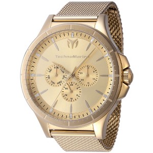 Technomarine TM-822024 Men's Moonsun Day-Date Gold Tone Dial Watch - 1 of 1