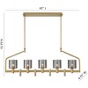 Eurofase Lighting Decato 5 - Light Chandelier in  Brushed Gold - 3 of 4