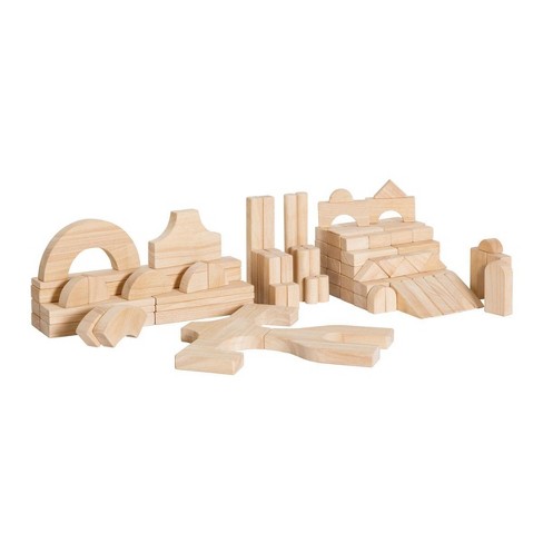 Kaplan Early Learning Unit Blocks - Basic Classroom Set I - 107 Pieces ...