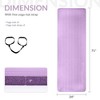 Kumasinova 71" x 24" Premium Yoga Mat,1" Thickness Aerobics Mat with Straps,Non-Slip & Tear Resistant Exercise Mat for Men & Women - 3 of 4