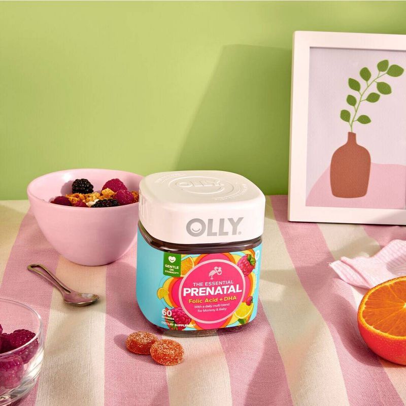  OLLY Essential Prenatal Multivitamin Gummies - Sweet Citrus, 2 of 11