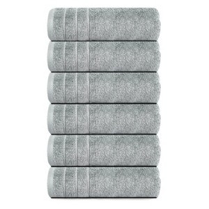100% Cotton Hand Towels Set 16" x 28" (Pack of 6) - 1 of 4