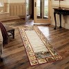 LunaLulinlk Nature's Nest Multi 5 ft. 3 in. x 7 ft. 3 in. Lodge Area Rug - 2 of 4