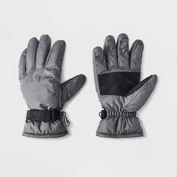 Boys' Knitted Adjustable Gloves - Cat & Jack™ Gray